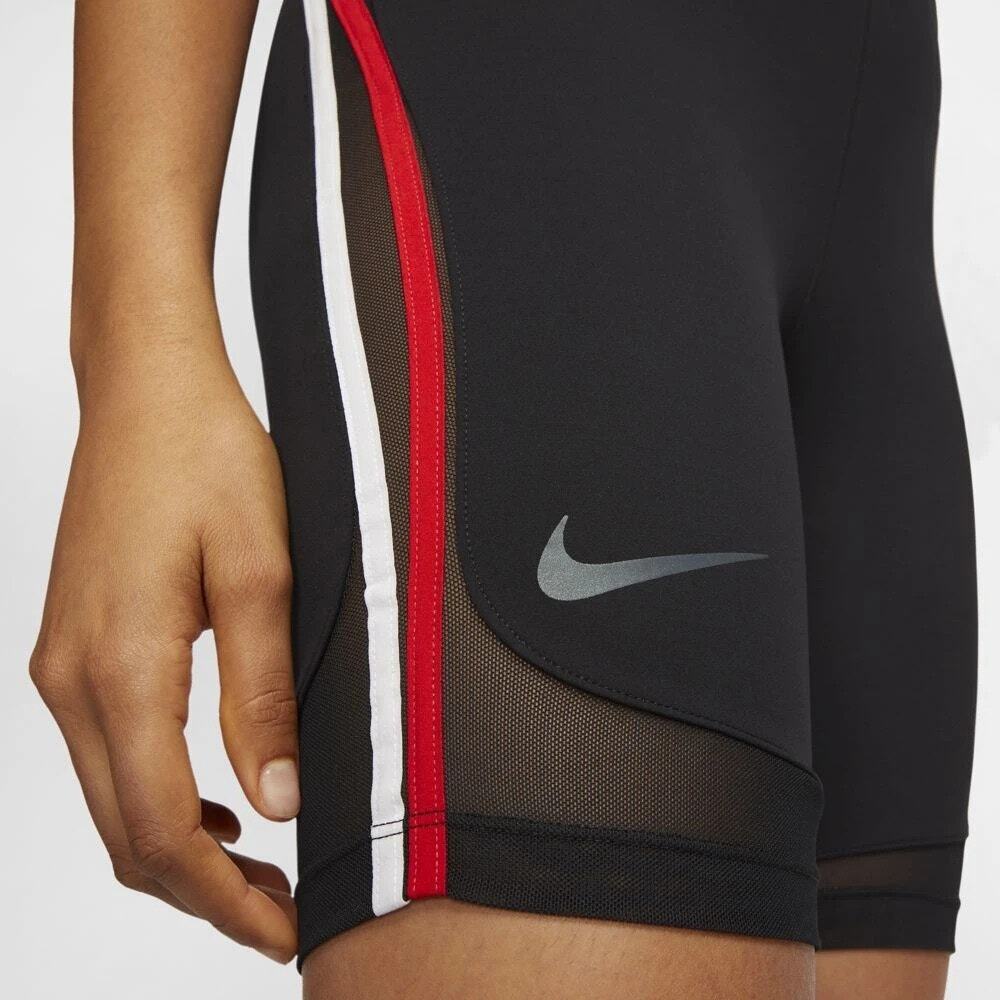 NWT NIKE City Ready Women's Dri-Fit Running Shorts Sz XS Black Red White - Picture 4 of 15